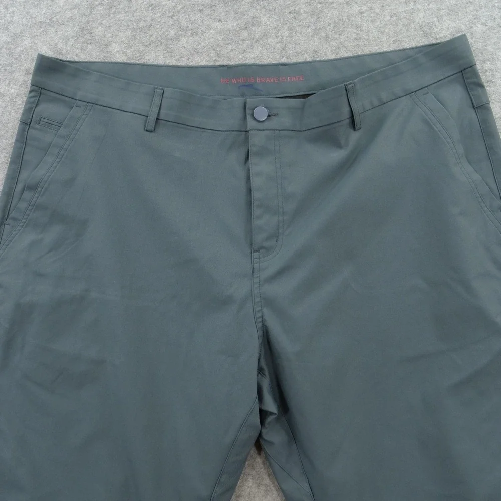 Marcus Pierce Pants Mens 40 Gray Performance Tech Golf Trousers Chino
